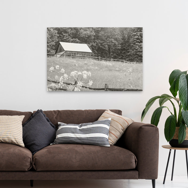 Summer Farm I Bw Contemporary, H 48 po x l 32 po