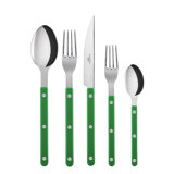 Bistrot Solid 5 - Piece Stainless Steel Flatware Set - Service for 1