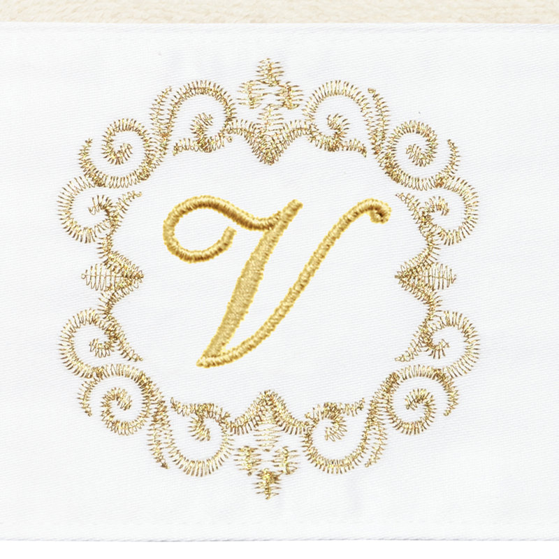 Winston Porter 100% Turkish Cotton MONICA 2PC Embellished Hand Towel Set, V