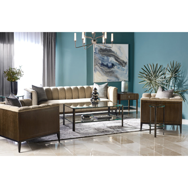 Cosmo Glass End Table