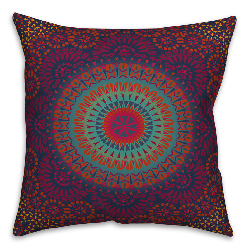  Housse et insert de coussin carré Medallion, 16 po x 16 po
