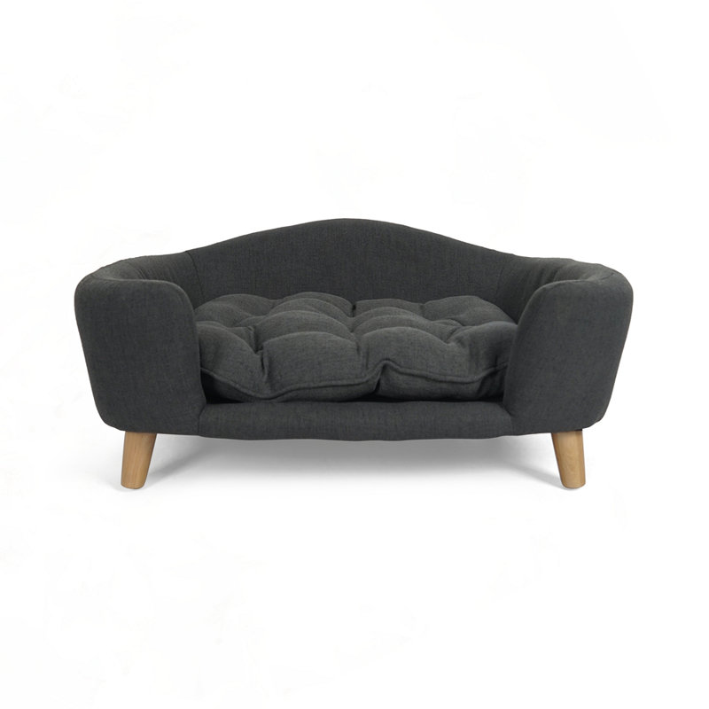 Lit pour chien moderne et contemporain, Gris foncé