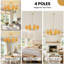 Lustre 8 lumières à intensité variable moderne avec abat-jour en rotin-138481217