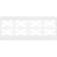 Panneaux muraux blancs 94,5 "(paquet de 4)-69958225