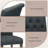 Dining Chairs Set Of 4, Button-tufted Upholstered Fabric Chairs With Solid Wood Legs, Modern Armless Side Chairs For Dining Room & Kitchen(gray)-1080975587-1086689692