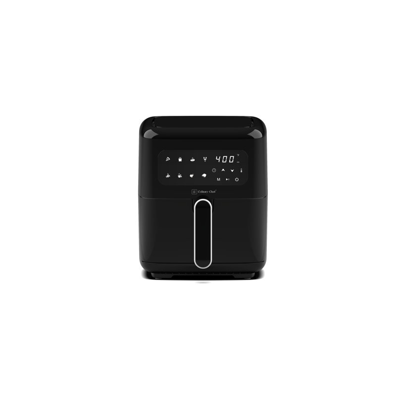 Culinary Chef 3.2-Quart Black Electric Air Fryer with Touch Panel