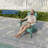  Ergonomic Folding Adirondack Chair with Cup Holder, All-Weather Patio Adirondack Chair for Outdoor, Easy Assembly-2094690929