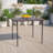 Tanda Square Plastic Outdoor Folding Chat Table