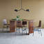 Upholstered Stool with Metal Frame-628275125-628275122