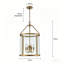 4 - Light Dimmable Lantern Drum Chandelier-164076762-164076764