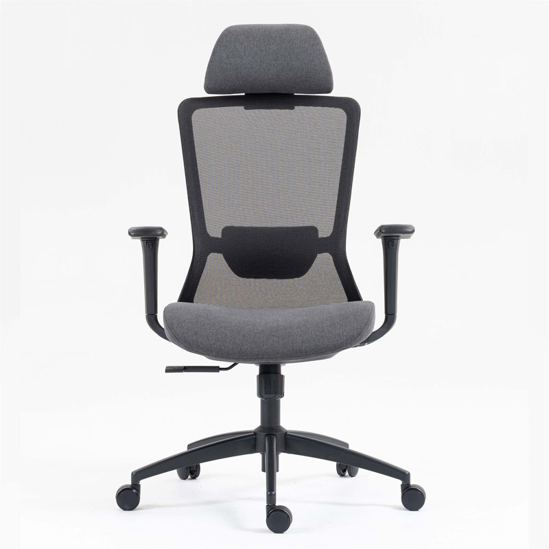 High Back Mesh Office Chair, Black, Black