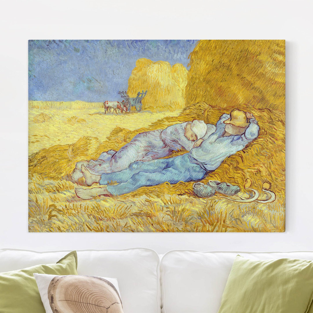 Leinwandbild Das Mittagsschläfchen von Vincent Van Gogh