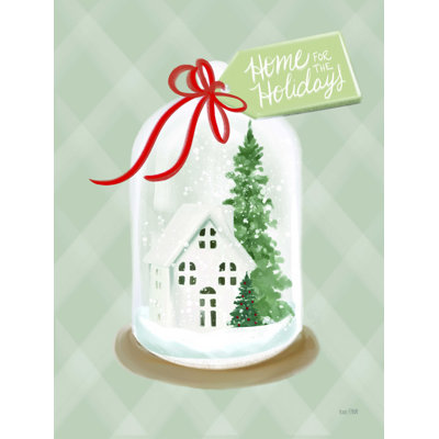 " Home For The Holidays Snow Globe " by House Fenway