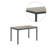 Abri Metal Base Dining Table