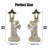 Angel Lamp Column Statue Set