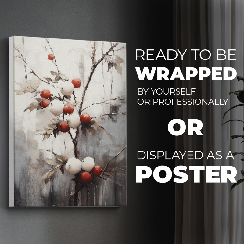 Christmas Holiday Art -Series 2-CCCLVI -Canvas Print Only - NOT FRAMED