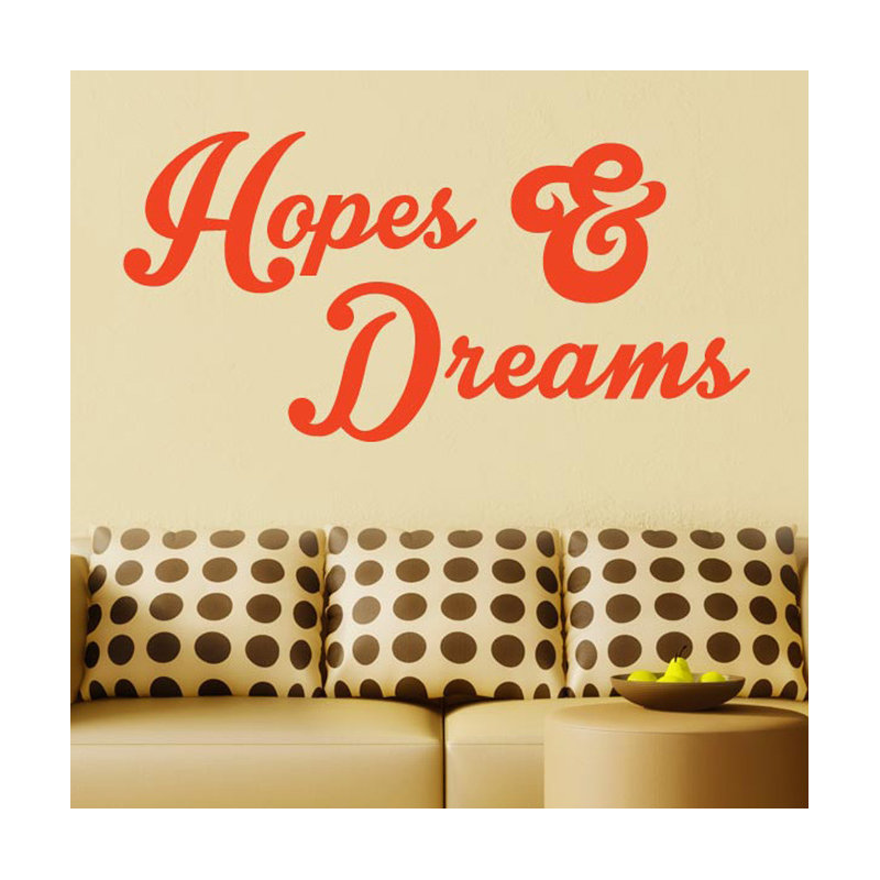Wall Decal, Medium, Orange