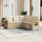 Vidaxl Garden Sofa Set Beige