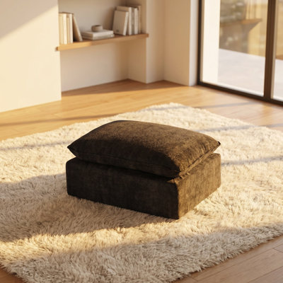 Canapé moderne en nuage, librement combiné et offrant une expérience d'assise confortable, pour les appartements de salon modernes, en velours côtelé