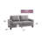 Modern Gray Sofa With Casual Elegance