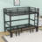 Metal Bunk Bed With Guardrails-626206296