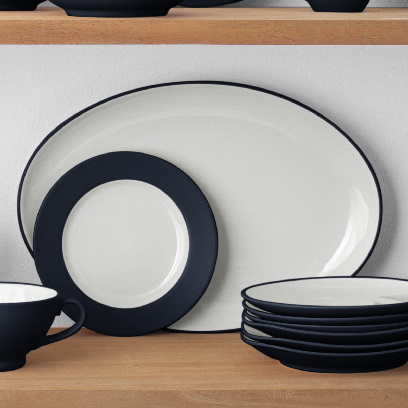 Colorwave Platter, Navy