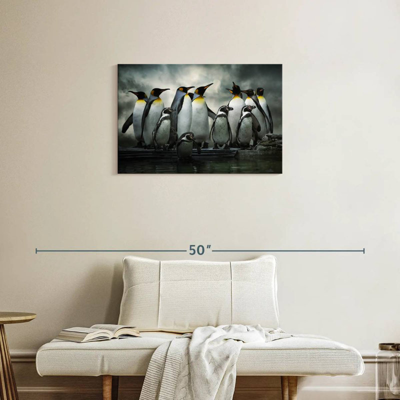 Manchot pingouin, H 20 po x l 30 po