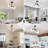 3-Light Modern Sputnik Globe Semi Flush Mount-1377869818