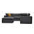 Mowywihead Full Compressed Modular Sectional-1058801084