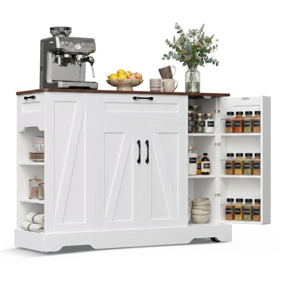 Four-Door Kitchen Island, Kitchen Trolley