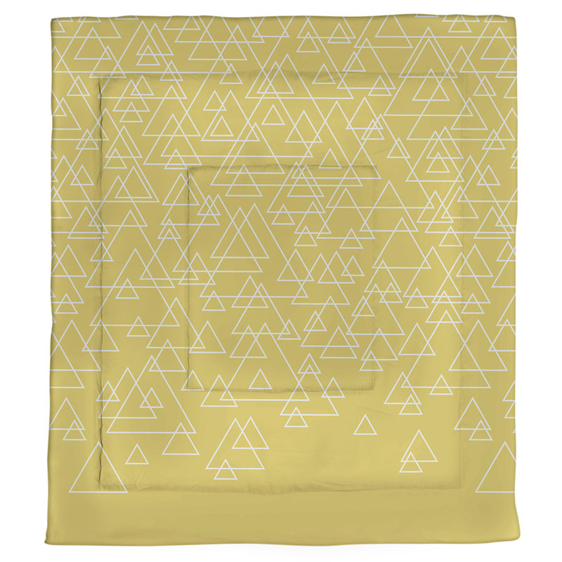 Édredon simple réversible Katelyn Elizabeth, Édredon simple TG, Jaune