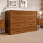 Commode lit escamotable en bois avec tiroir de rangement, station de charge intégrée et matelas Tucson-738224862-738224861