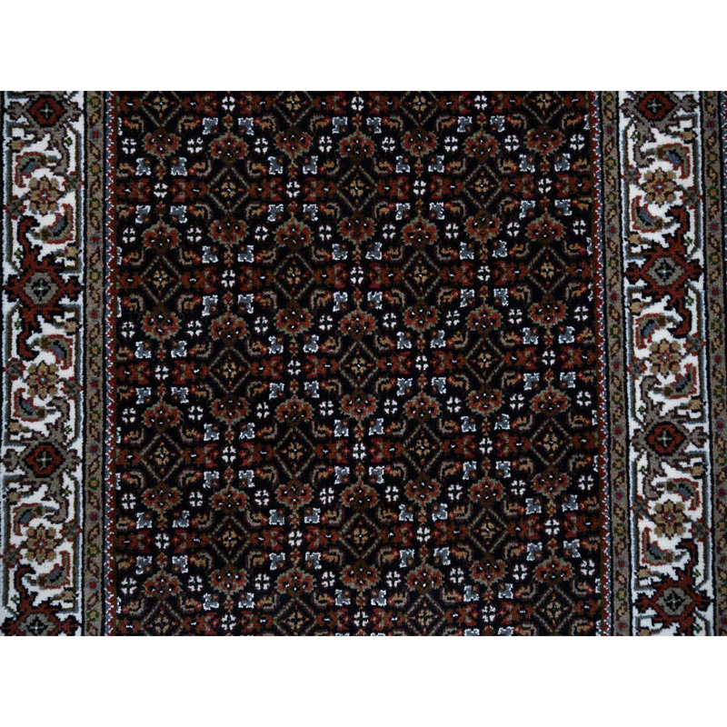 Tapis oriental en laine nouée à la main et en soie noué à la main de 3 po x 5 po 1 po à motif oriental 175 KPSI 5E3141F4CB33462DBF49579E2C3010F7