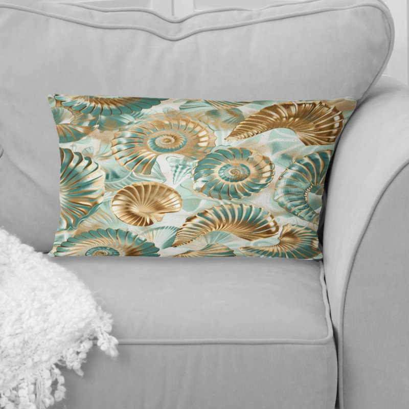 Coussin Gold Green Coastal II - Coastal