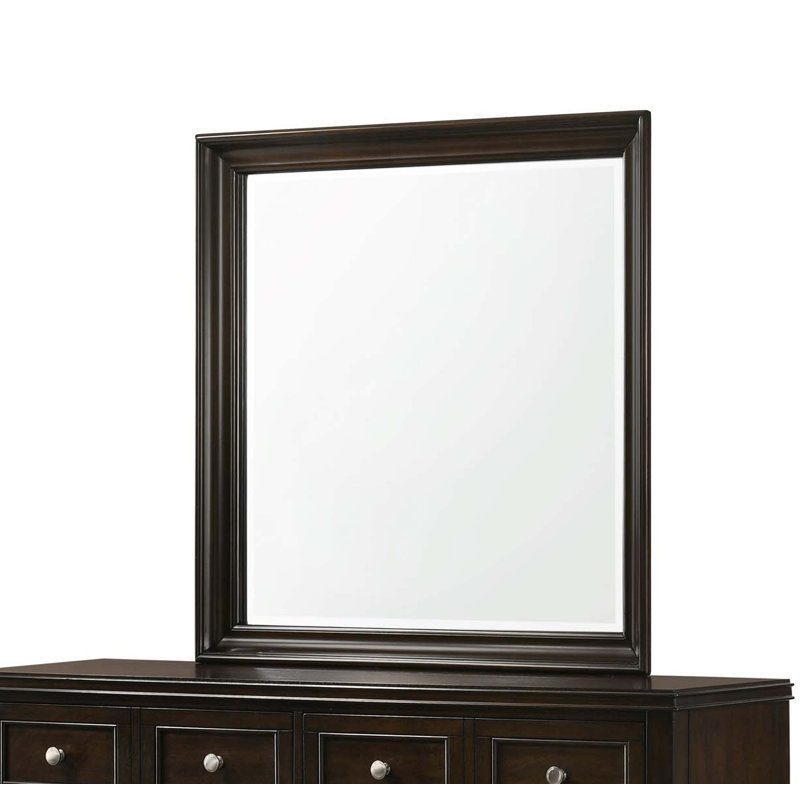 Miroir biseauté Abbate, Cerise