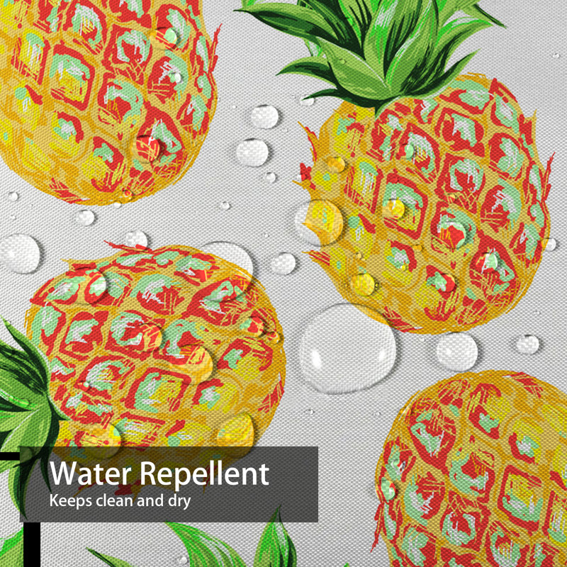 Tropical Jungle Botanical Art Beach Shower Curtain with 12 Hooks, L 72 po x l 84 po