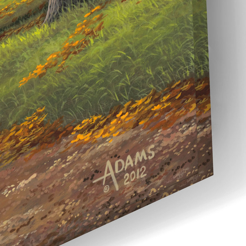 «Loon Peak» «Old Home Place» par Gary Adams, art mural en verre acrylique, H 16 po x l 24 po x P 0,2 po