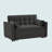 Ornella Modern 4 in1 Loveseat Sofa Bed with Armrests & Storage Pockets-119045110