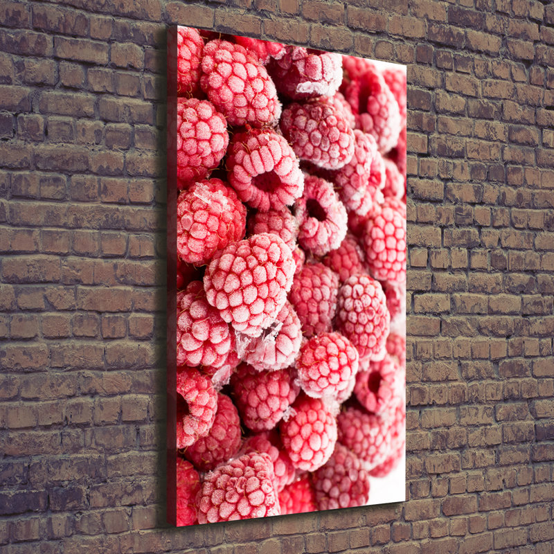 Raspberries - Wrapped Canvas Print