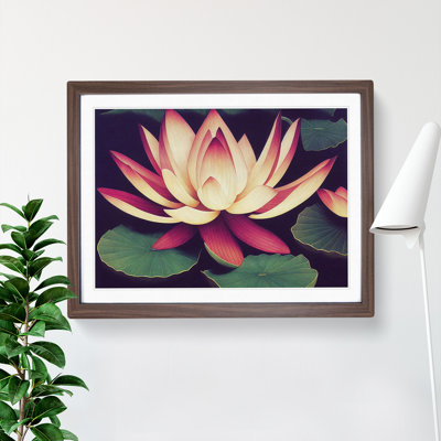 Marvellous Lotus Flower - Single Picture Frame Painting