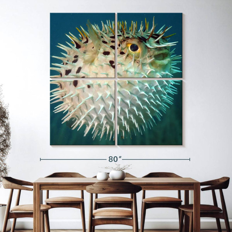 Brampt Puffer Fish, 74" H x 74" W