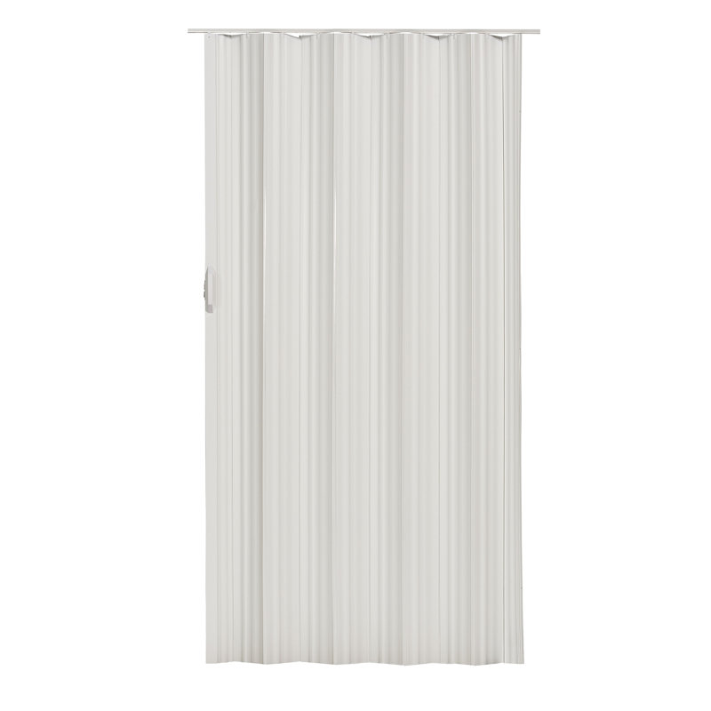 Porte pliante en vinyle Spectrum Dunes, 48 po x 80 po, Blanc