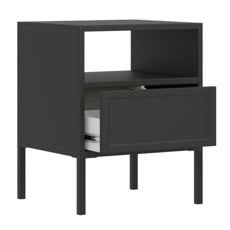 Bedside Table, Black