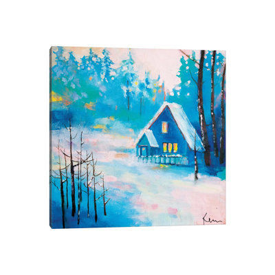 Snowy Solitude by Kerri McCabe - Wrapped Canvas Painting