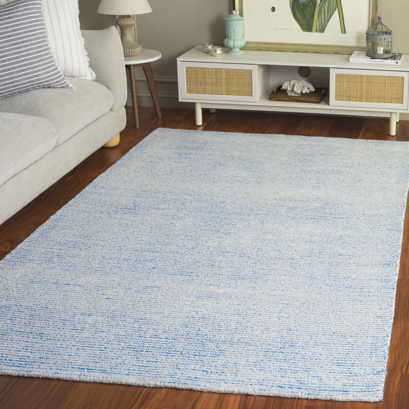 Abstract Hand Tufted Performance Abstract Indoor Rug, Rectangle 6' x 9'