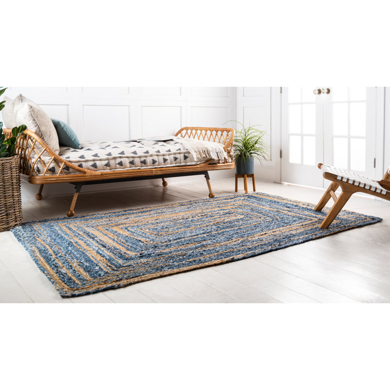 Philo Cotton Striped Indoor Rug, Rectangle 8' x 10'