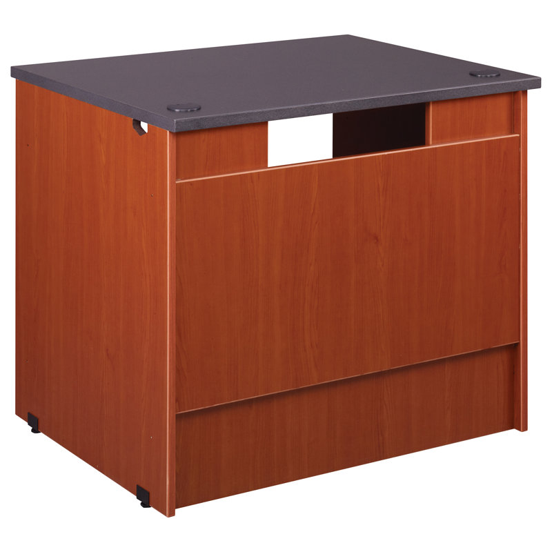 Retour de bureau H 30 po x l 36 po Library, Chêne moyen