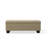 Linen Blend Upholstered Storage Bench