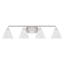 Éclairage pour salle de bain 4 lumières Blair en nickel satiné Blair-1926738559-1944385427