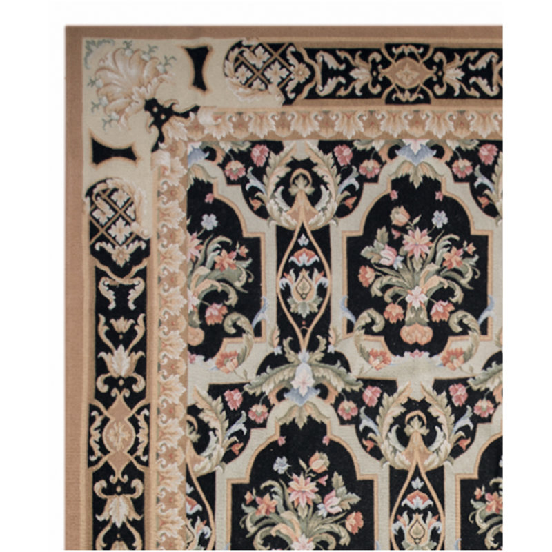 Wool Oriental Area Rug, Rectangle 9' x 12'